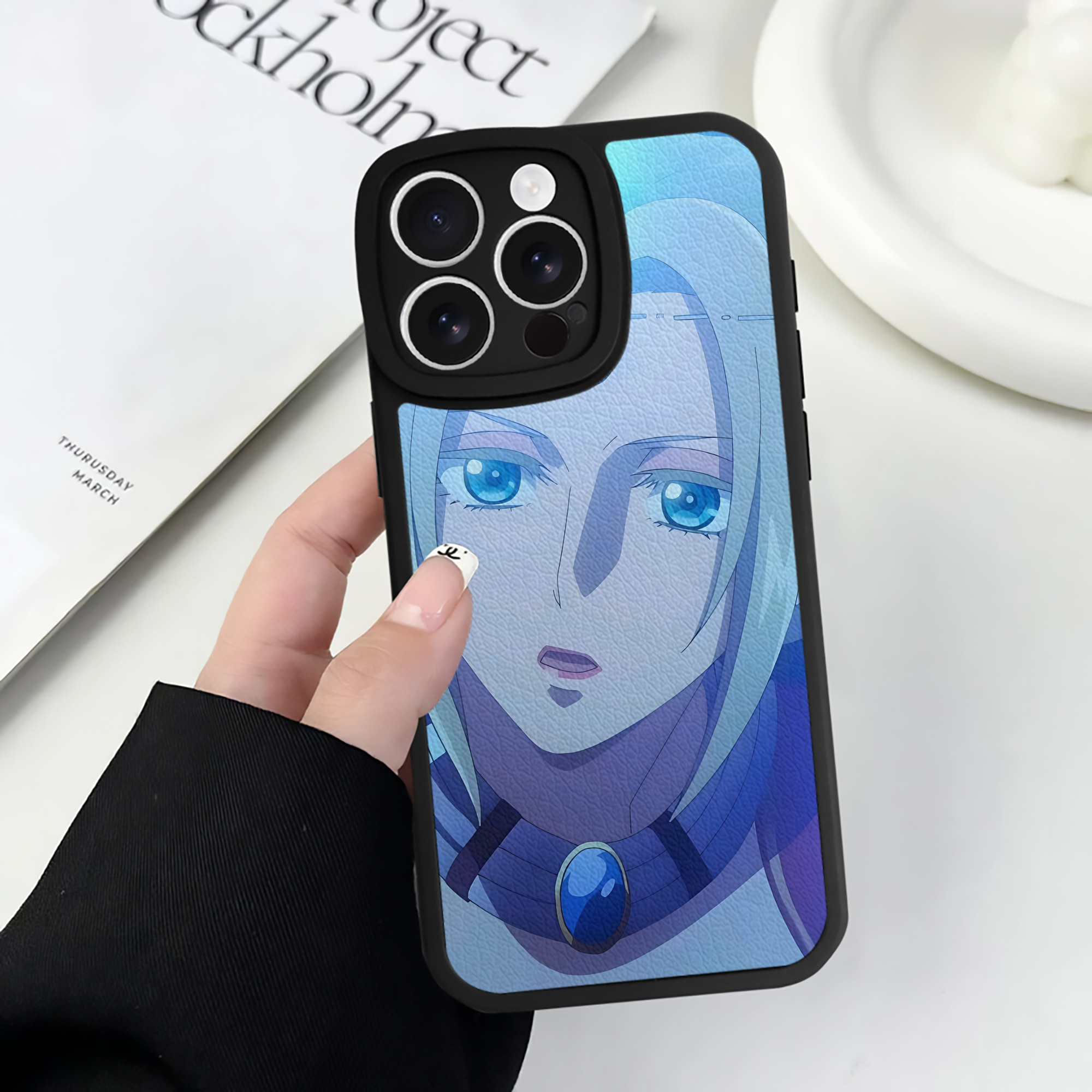 薬屋のひとりごと The Apothecary Diaries 【iPhone 16シリーズ対応】シリコンスマホケース（レザー調） 材質：シリコン